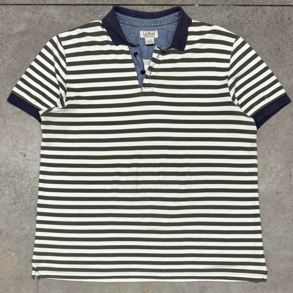 L.L. Bean Casco Polo Vintage 90s Men's Essentials Polo Shirt Sz Large